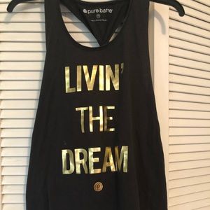 Pure Barre Living the Dream tank